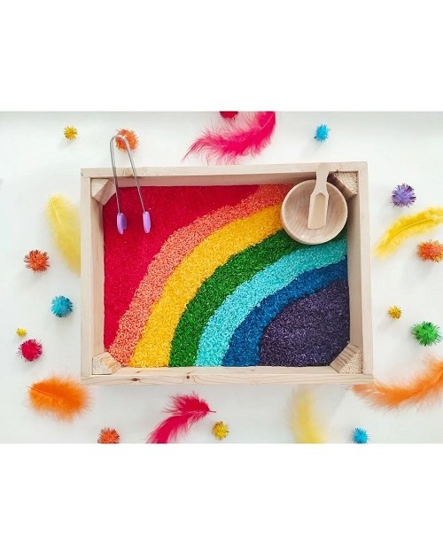 Gökkuşağı Temalı Duyusal Oyun Seti